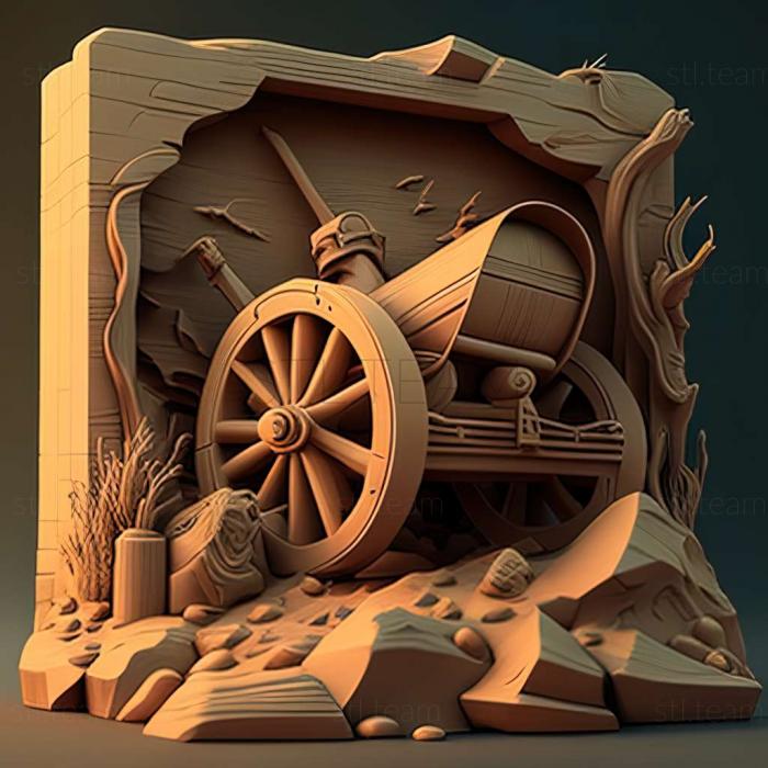 3D model Cannon Fodder game (STL)